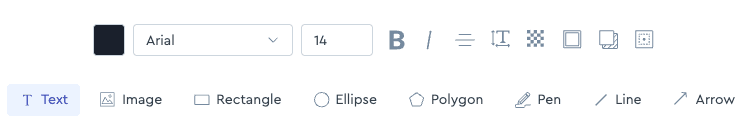 Annotate Optionen